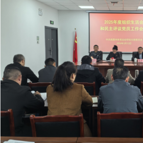 杨春督导市体育运动学校支部班子组织生活会